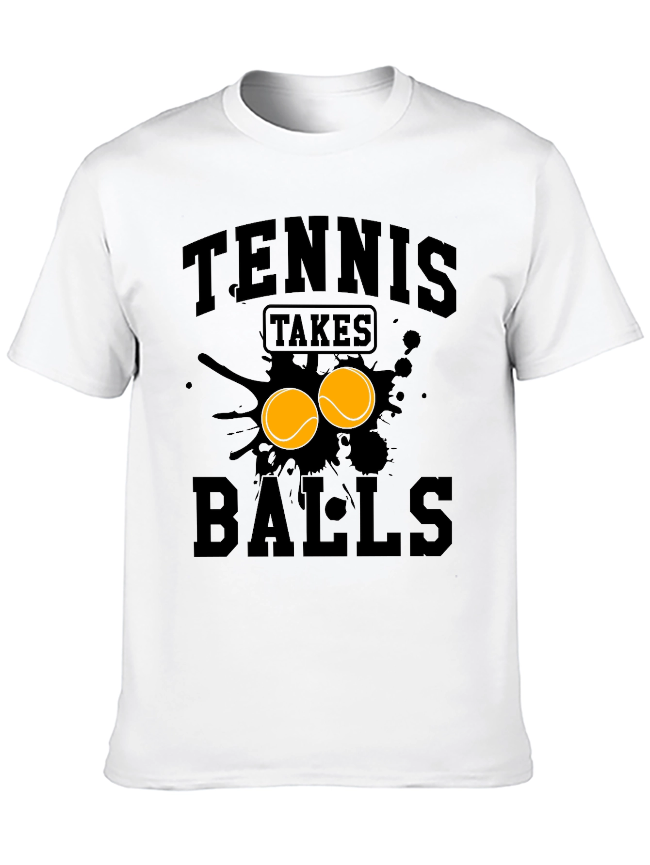 Tennis Takes Balls Graphic T-Shirt - 10