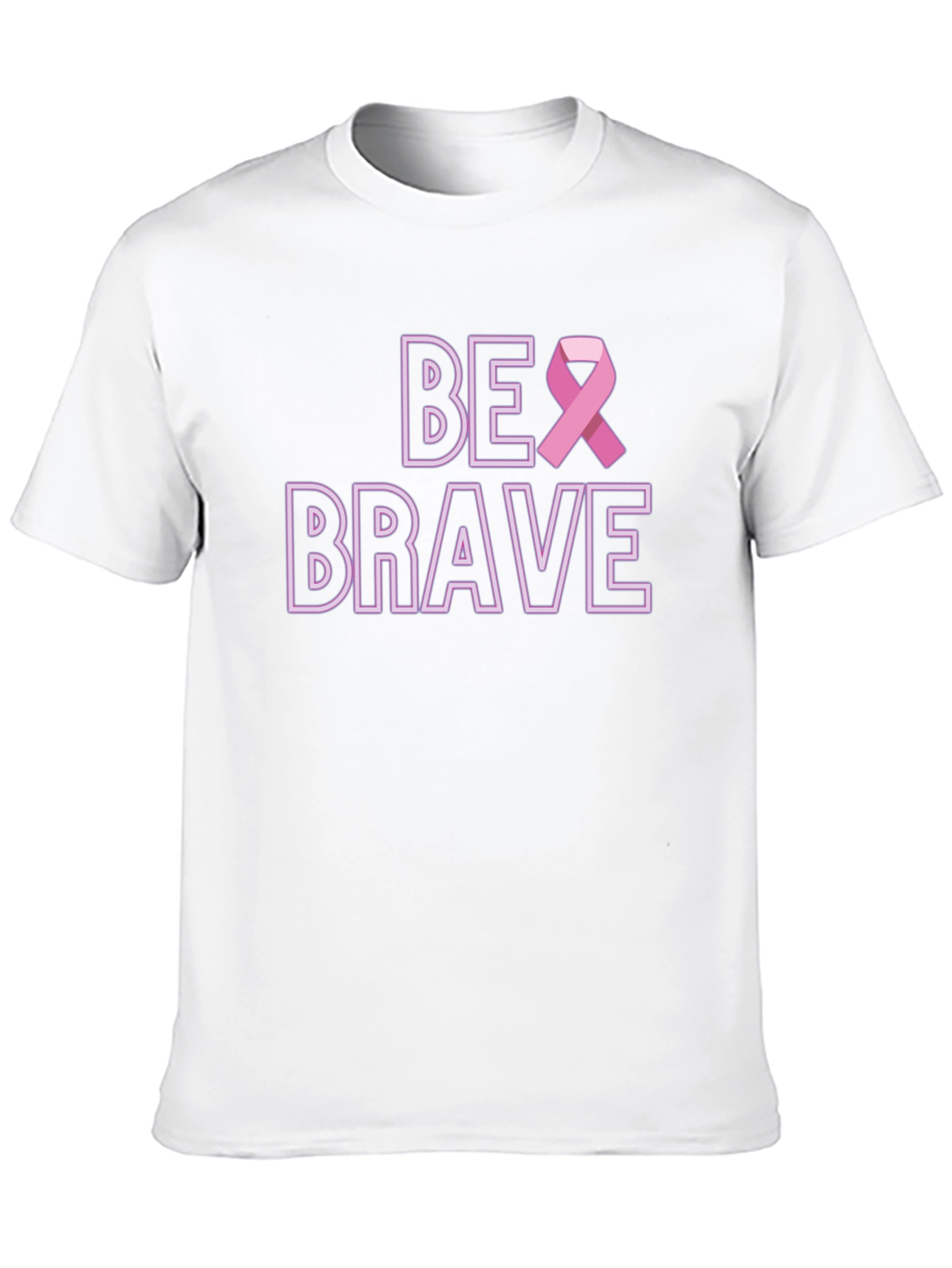 Black Be Brave Cancer Awareness T-Shirt view 10