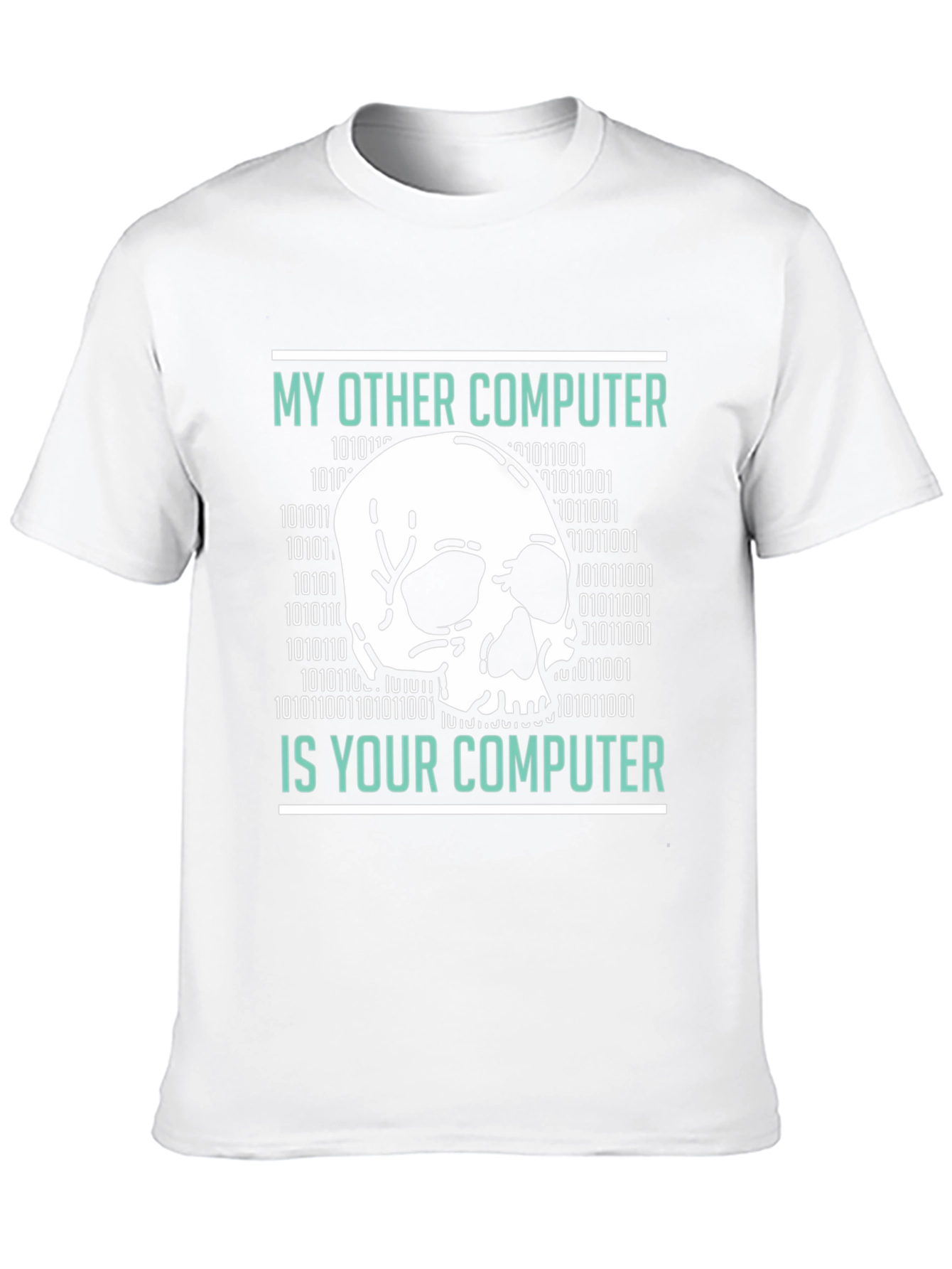 Black My Other Computer T-Shirt - Hacking Design view 10