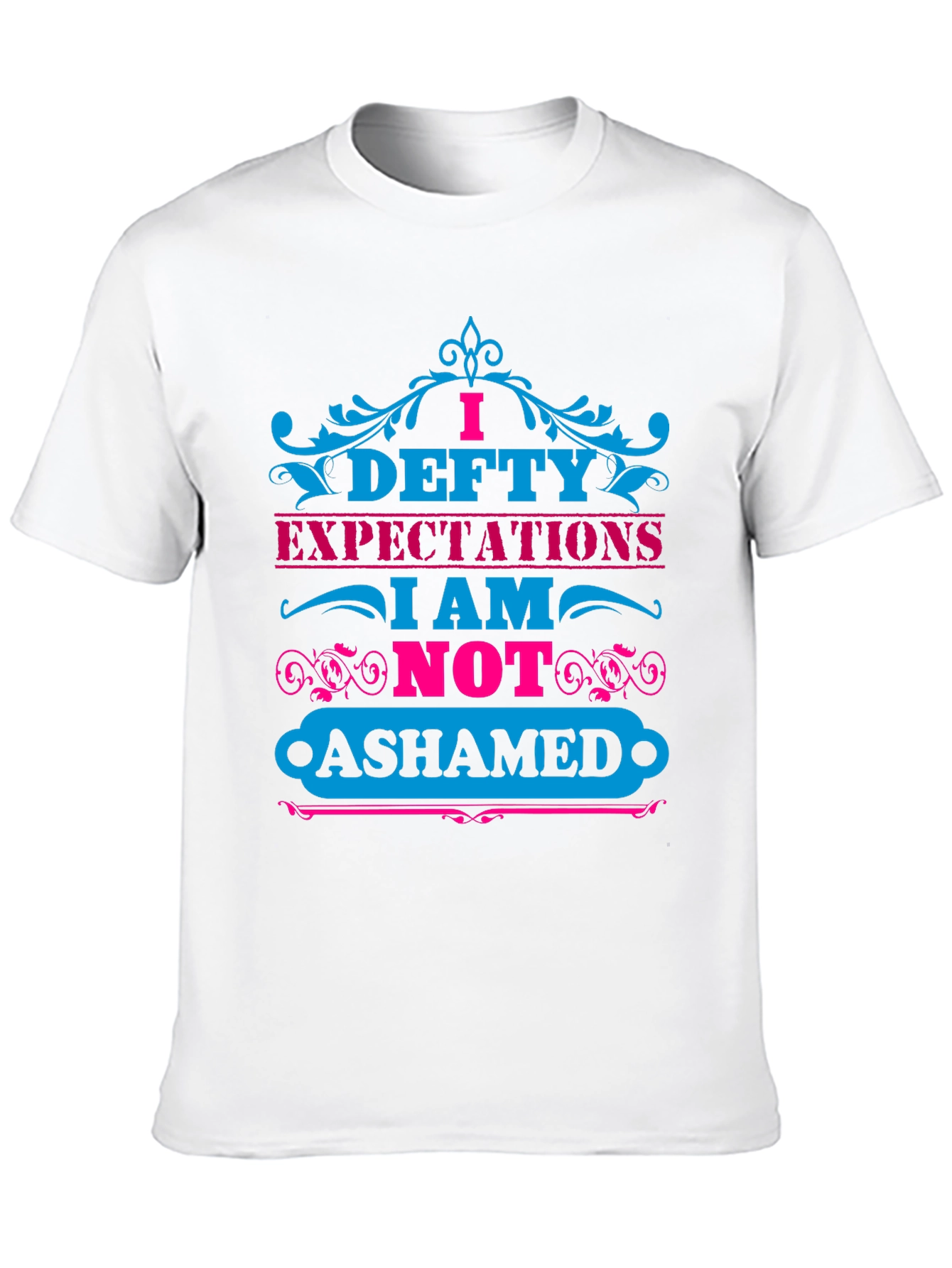 Black I Defty Expectations Graphic T-Shirt view 10