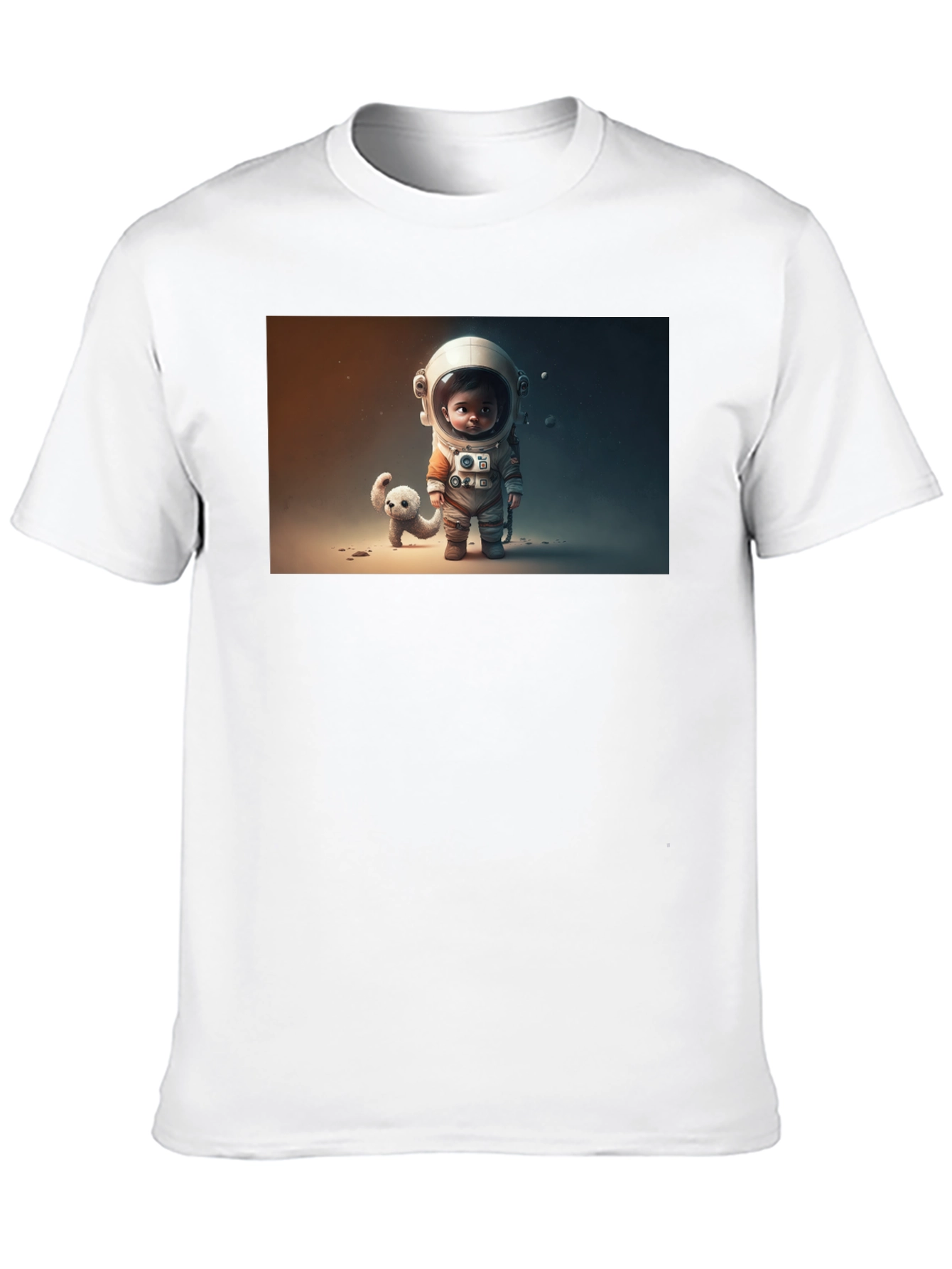 Black Astronaut & Friend Graphic Tee - Black view 10