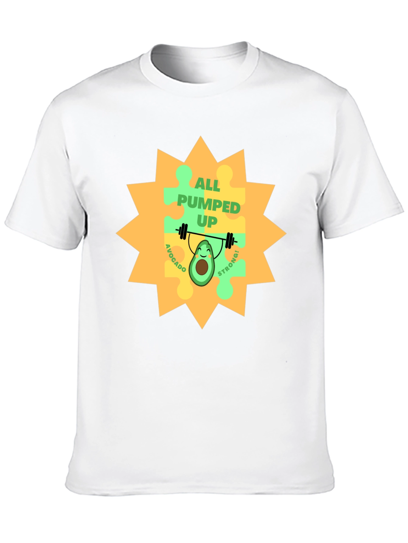 Black All Pumped Up Avocado T-Shirt view 10