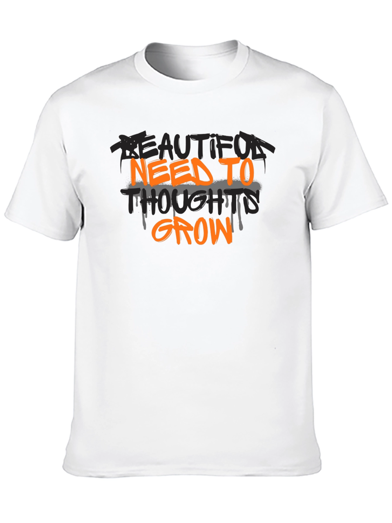 Black Need to Grow T-Shirt - Bold Graphic Tee view 10