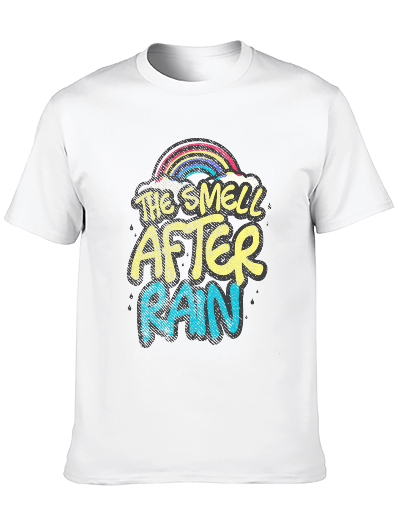 Black The Smell After Rain Graphic Tee - Black view 10