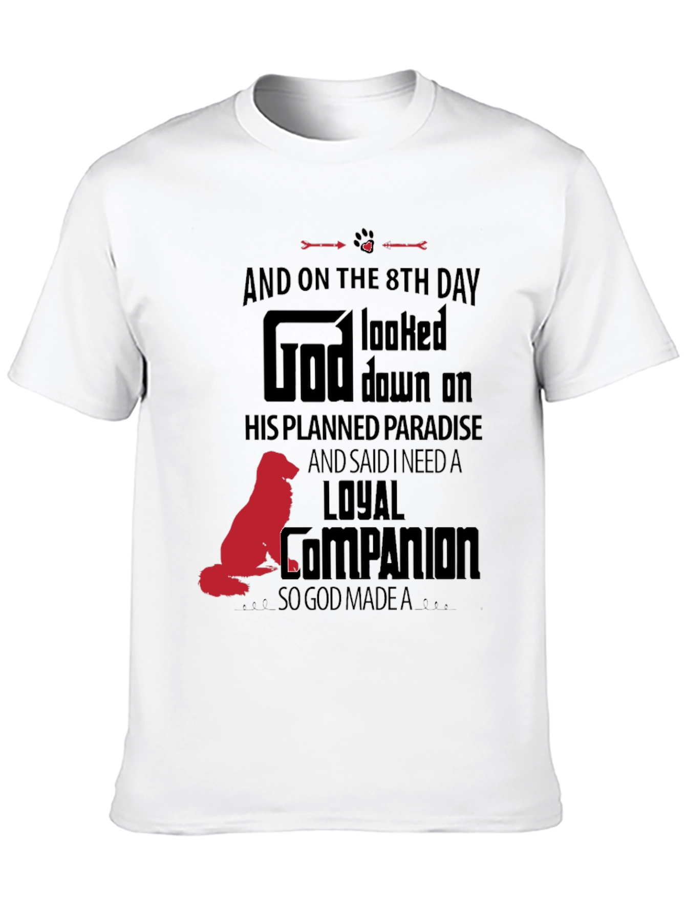 Dog Lover T-Shirt: Loyal Companion Design - 10