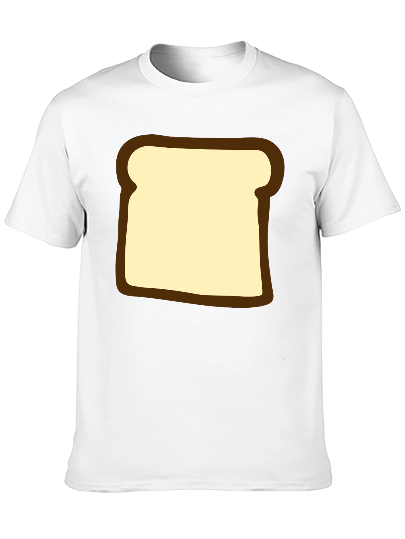 Black Funny Toast Graphic T-Shirt - Black, Comfortable Fit view 10