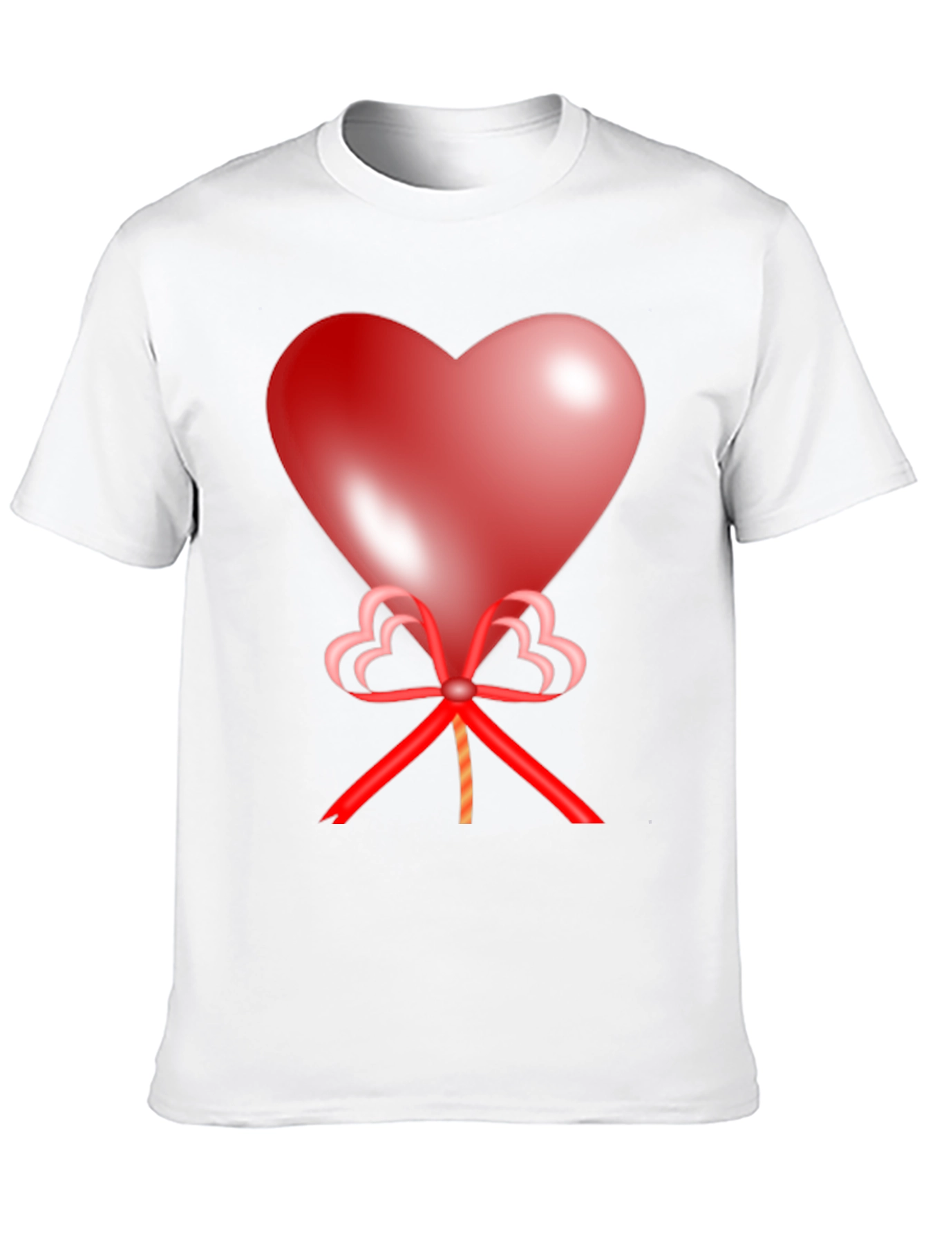 Black Heart Balloon Graphic Tee - Love is in the Air! view 10