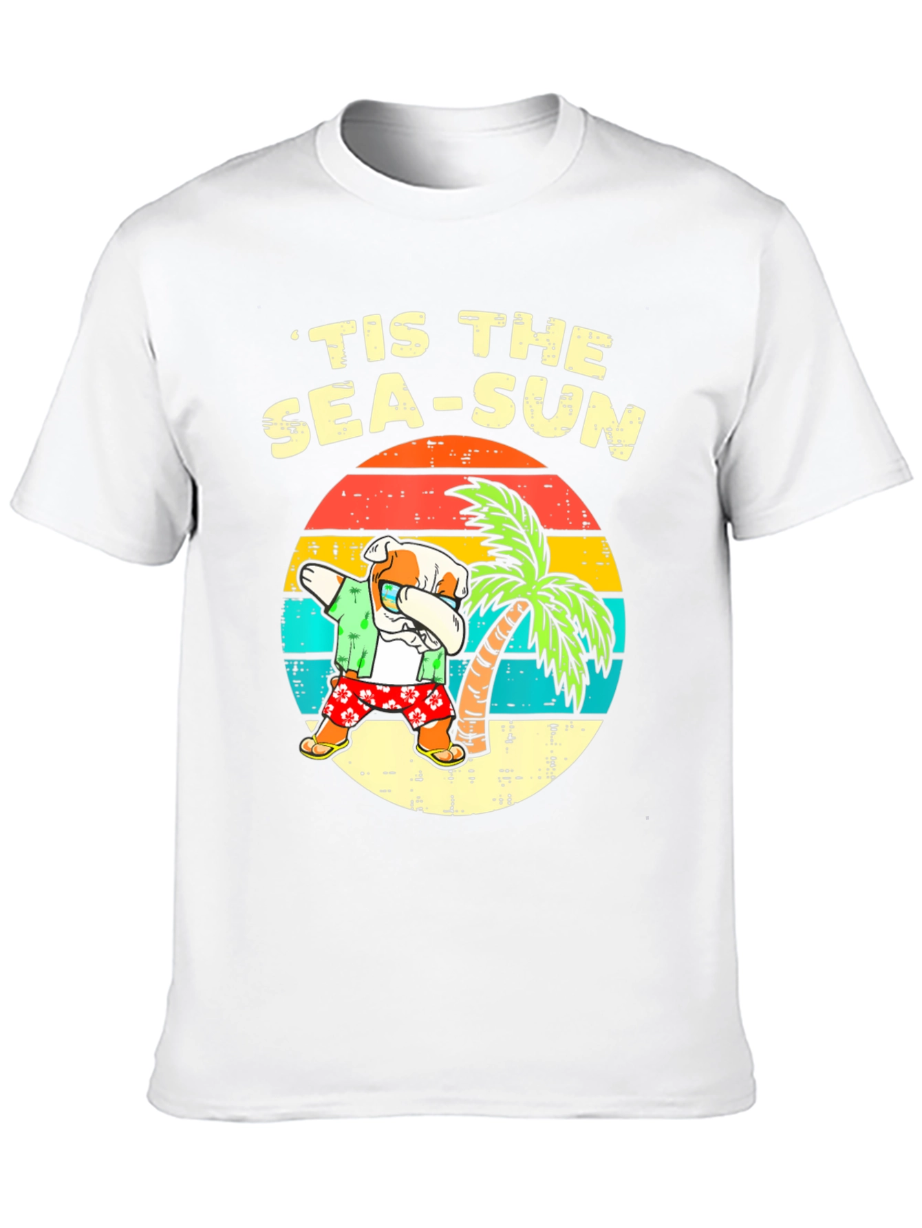 Black 'Tis the Sea-Sun' Graphic T-Shirt view 10
