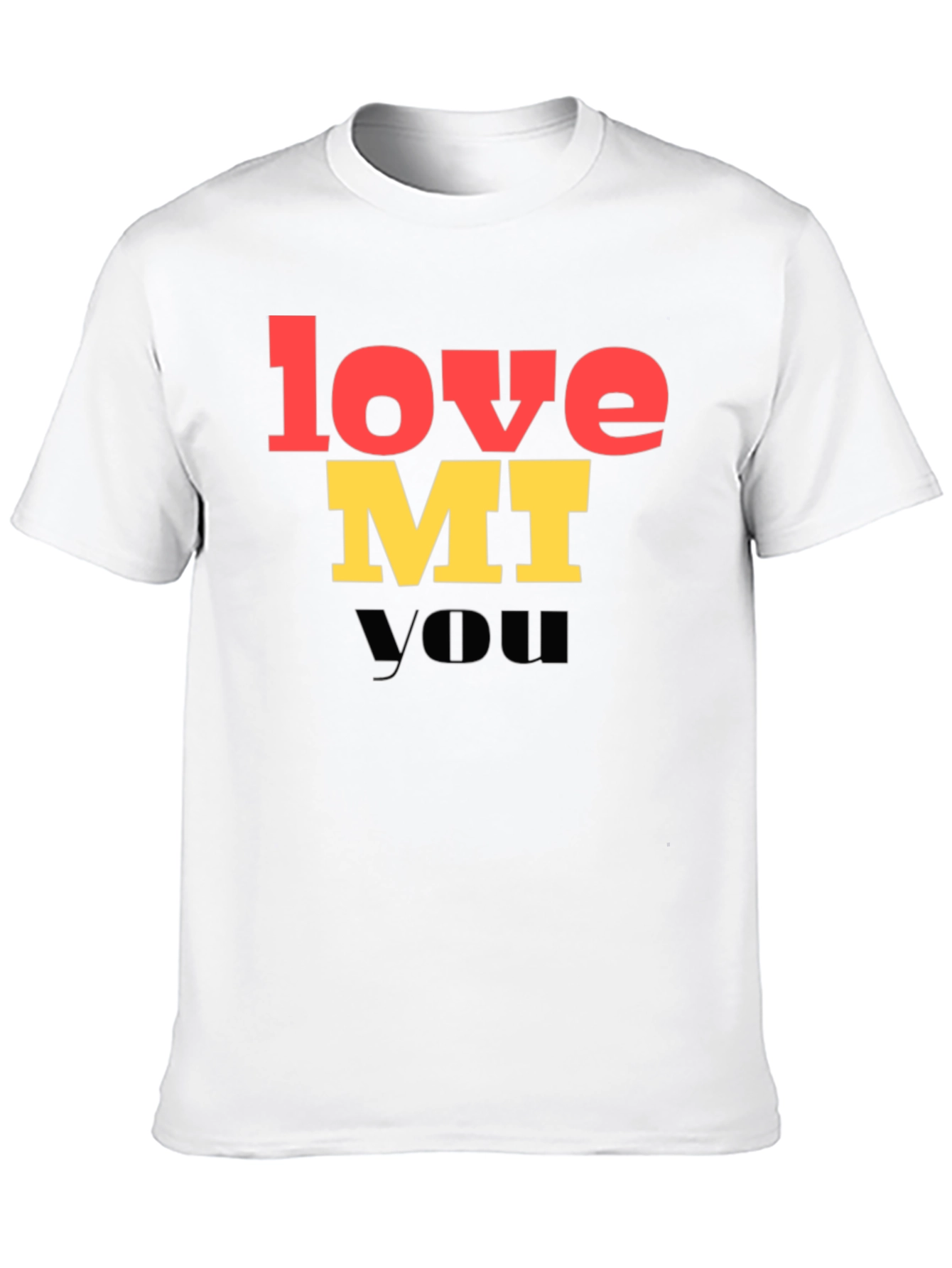 Black Love MI You Graphic T-Shirt - Trendy Unisex Tee view 10