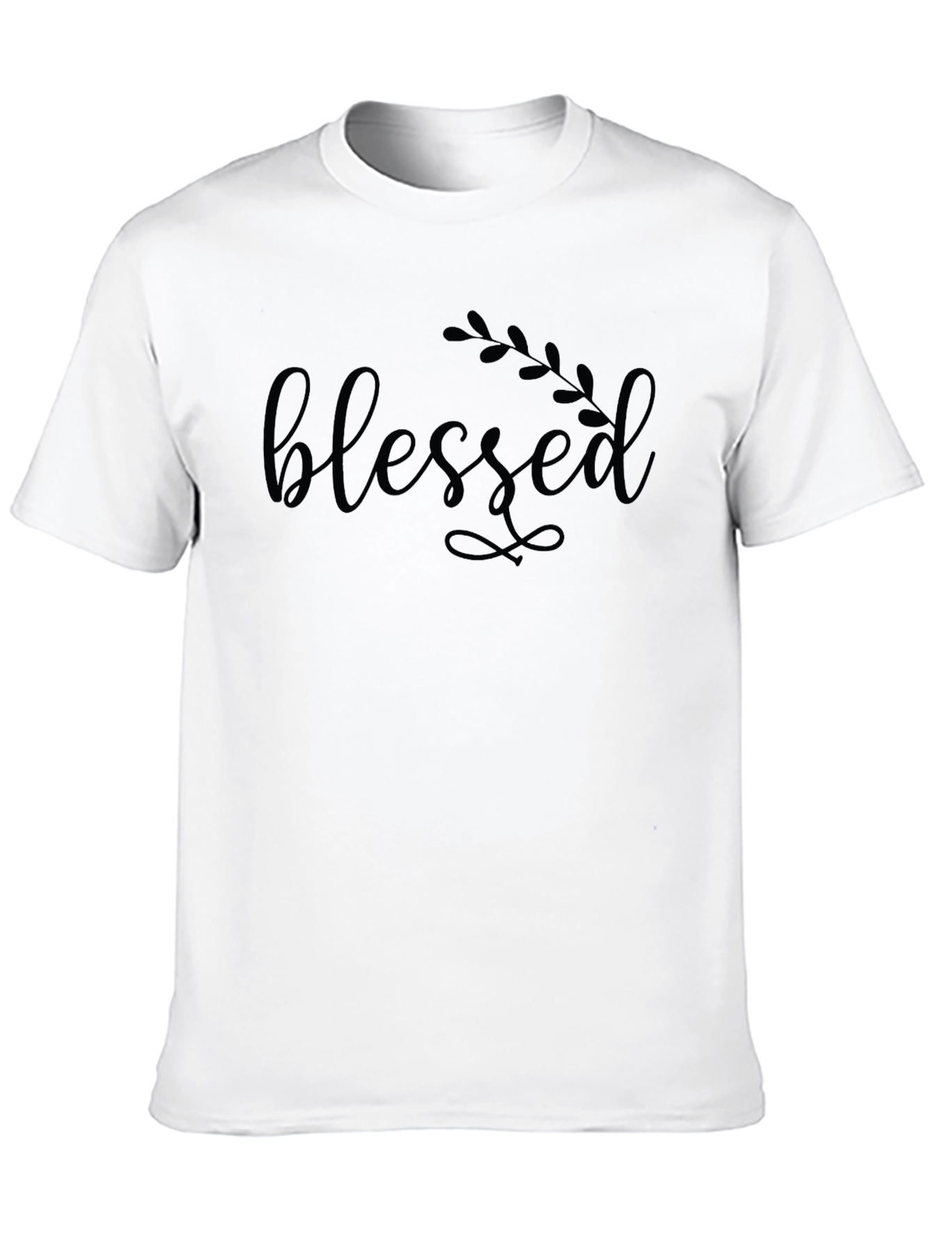Black Blessed Graphic T-Shirt - Stylish and Comfortable view 10