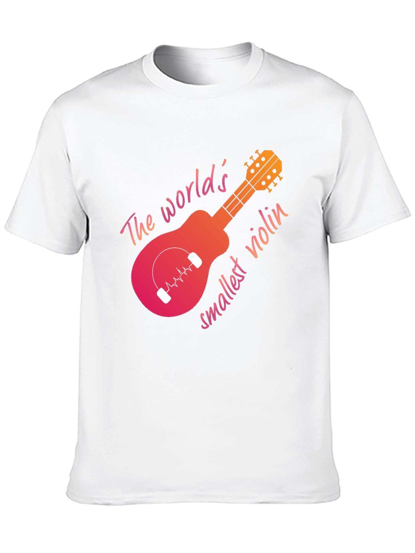 Black World's Smallest Violin Graphic Tee - Black view 10