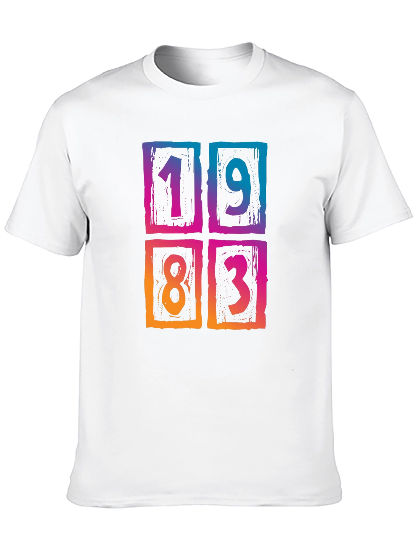 Black Vintage 1983 Graphic T-Shirt - Retro Style view 10