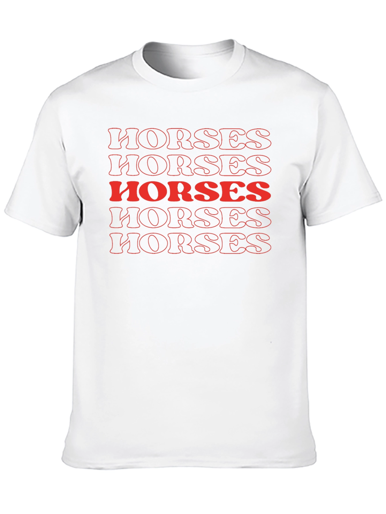 Black Retro Horses Graphic T-Shirt - Bold & Stylish view 10