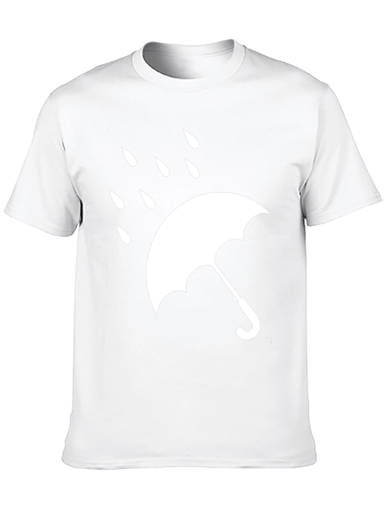 Black Umbrella Graphic T-Shirt - Weather Ready Tee view 10