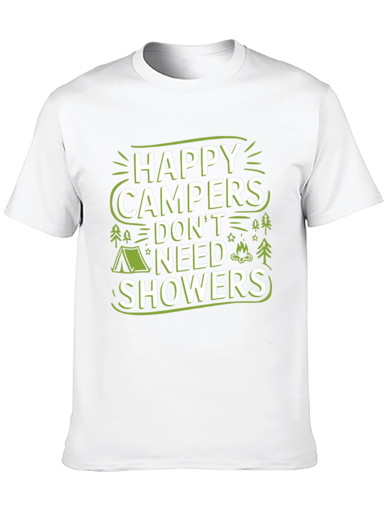 Black Happy Campers Graphic T-Shirt view 10