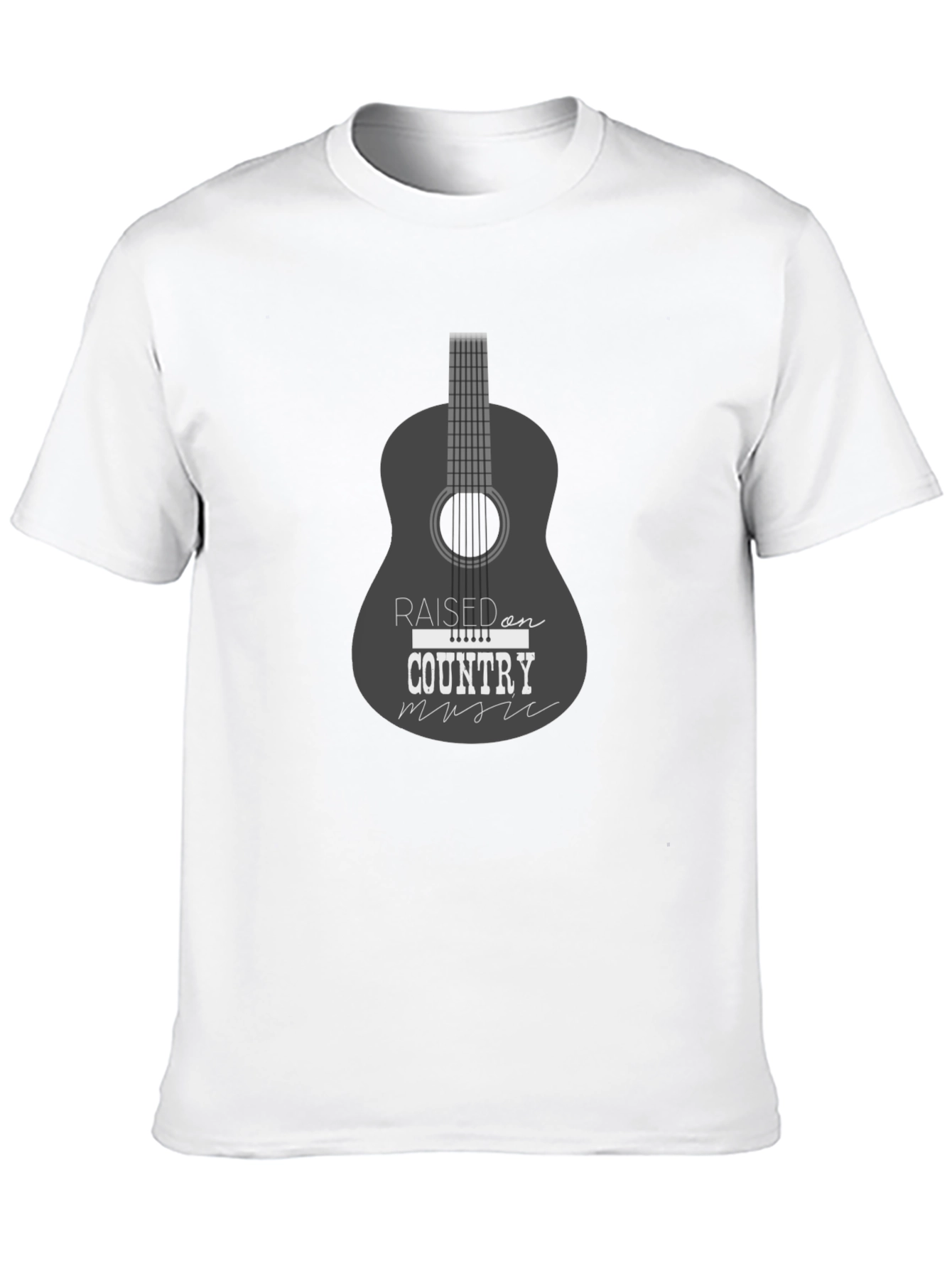 Black Country Music Guitar T-Shirt view 10