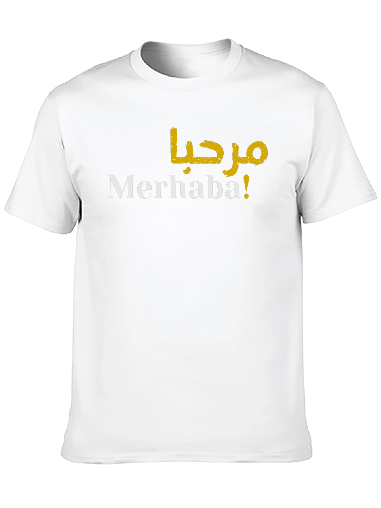 Black Merhaba! Graphic Tee - Stylish Unisex T-Shirt view 10