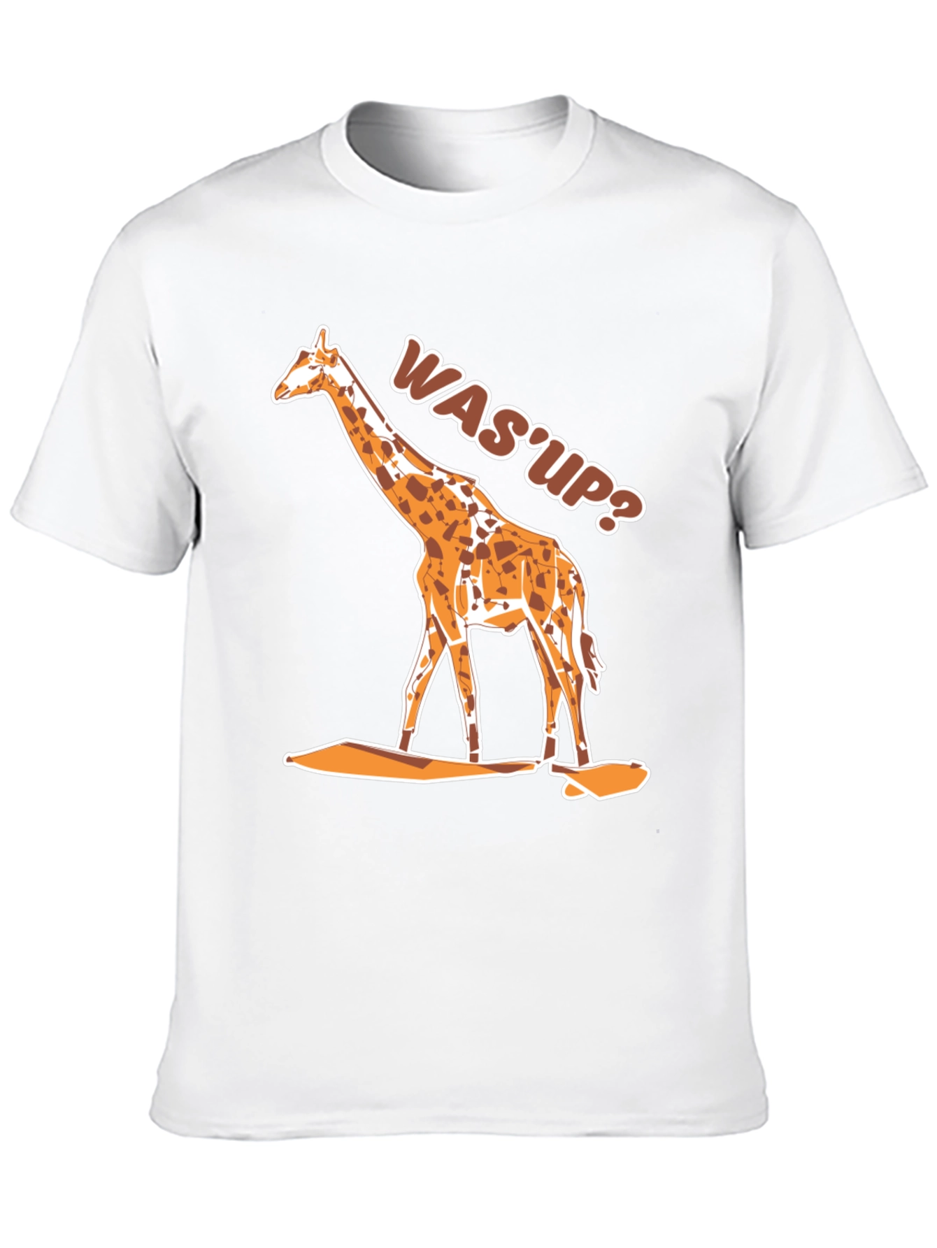 Black Giraffe Was'Up Graphic Tee - Black T-Shirt view 10