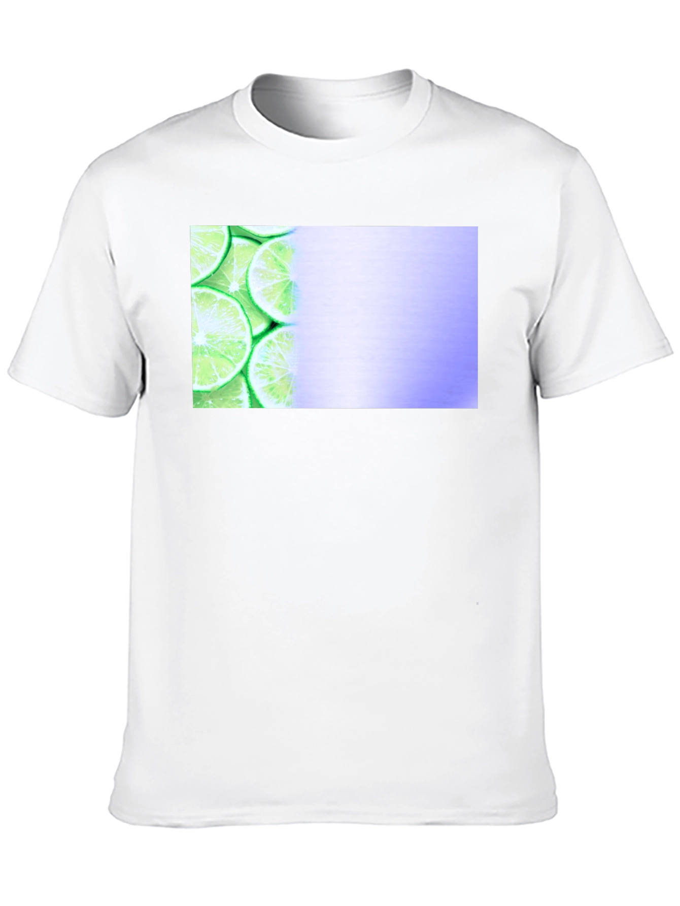 Black Lime Slice Graphic Tee - Black Casual Shirt view 10