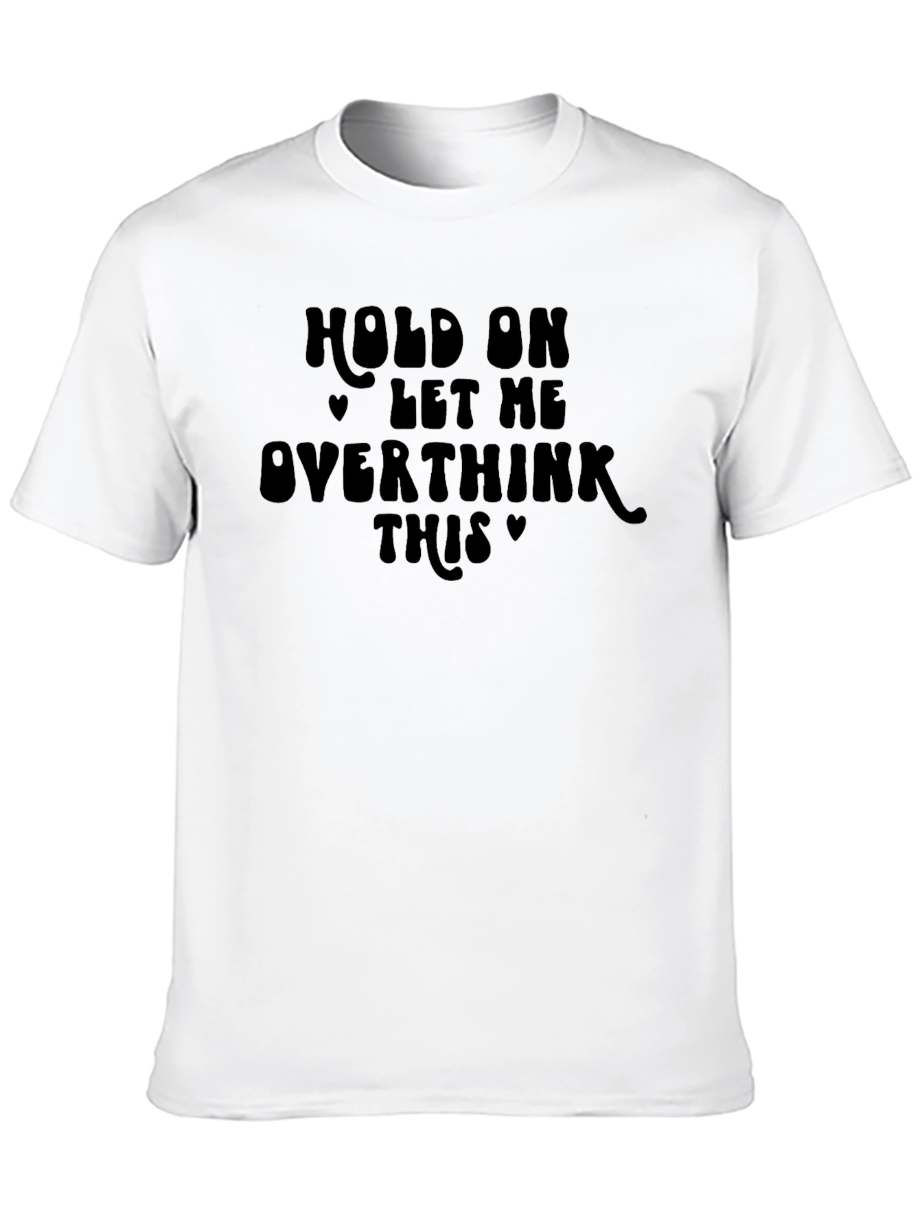 Black Overthinker T-Shirt - Funny Graphic Tee view 10
