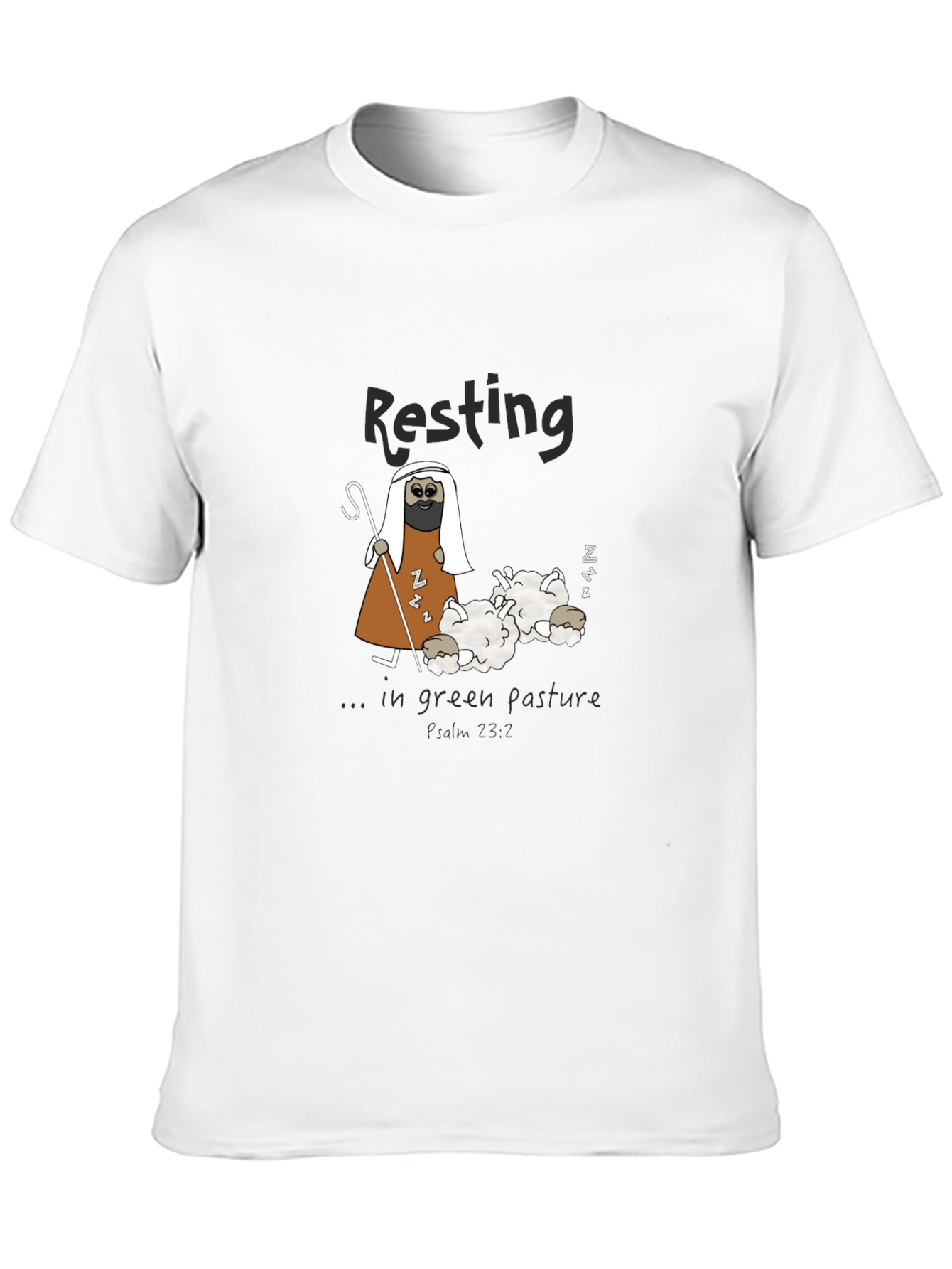 Black Resting Shepherd Graphic Tee view 10
