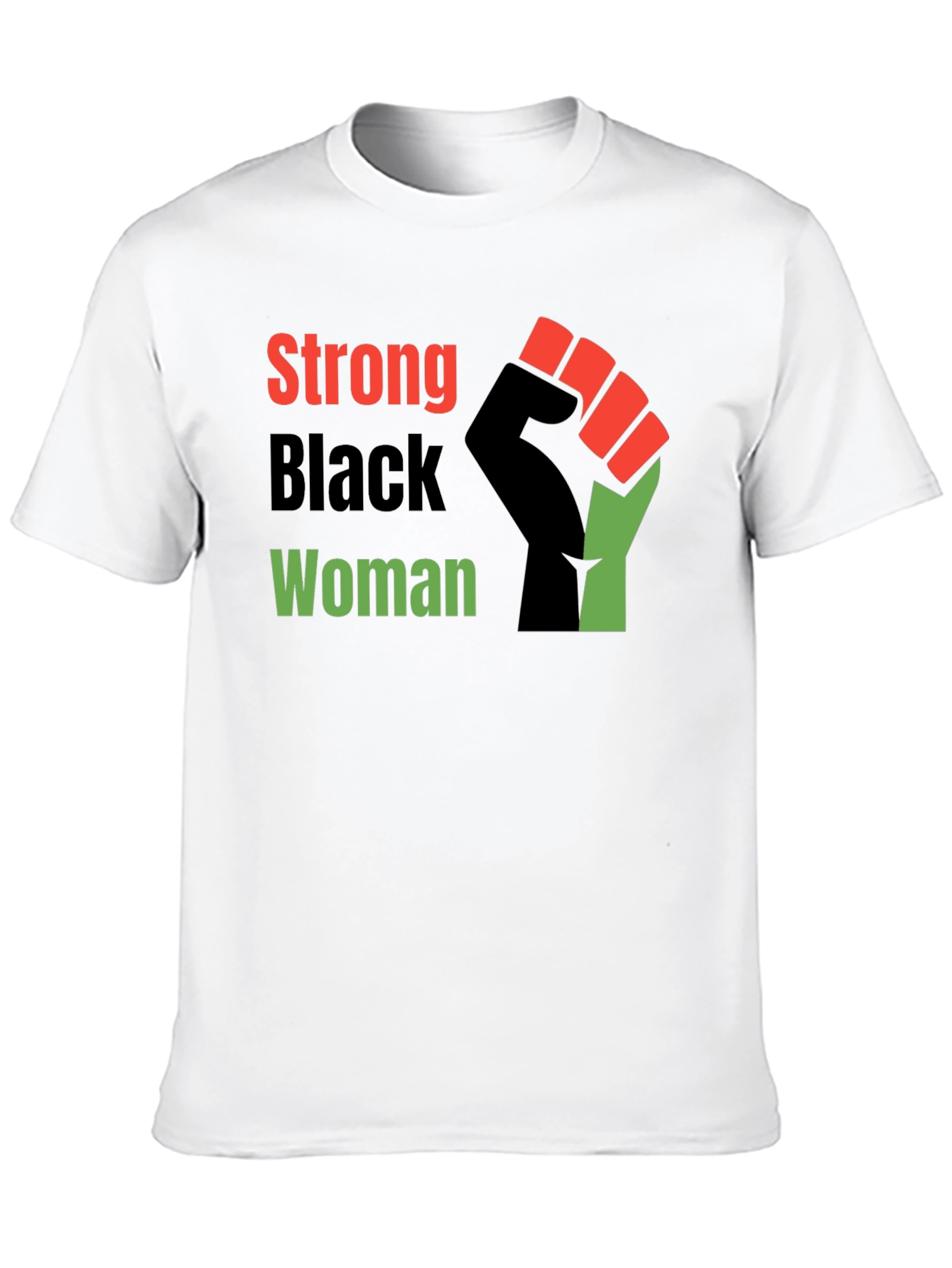Black Strong Black Woman Graphic Tee - Empowering Design view 10