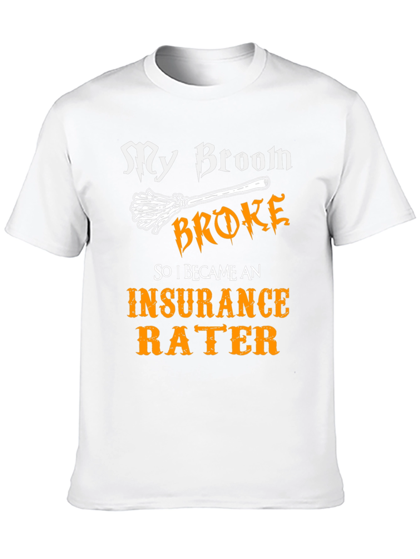 Black Insurance Rater Funny T-Shirt view 10