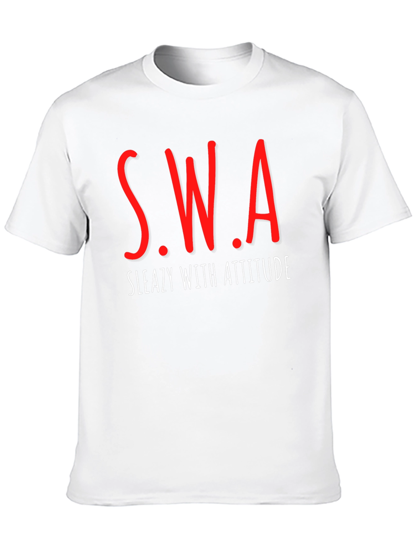 Black SWA Sleazy With Attitude Graphic Tee view 10