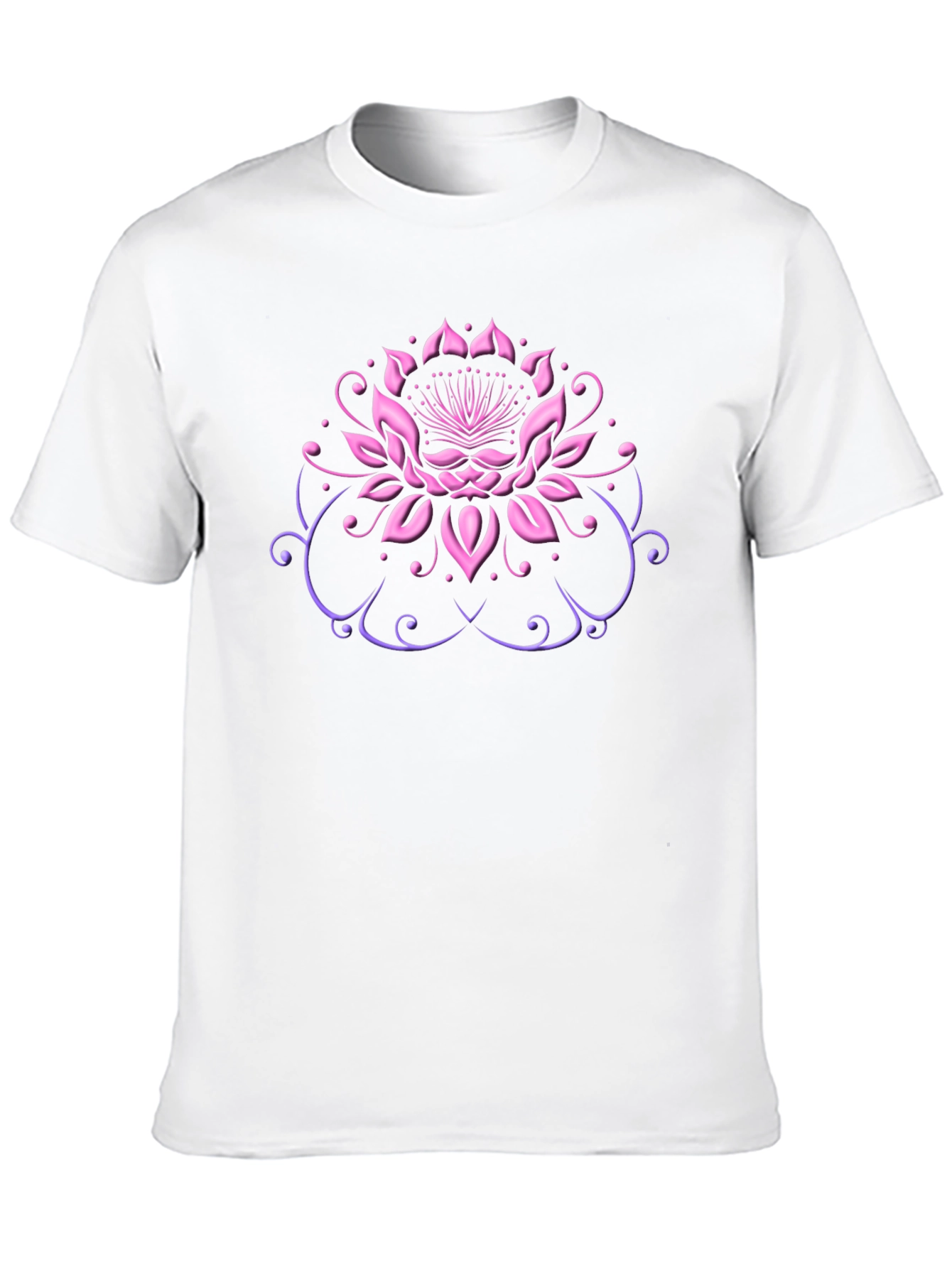 Black Lotus Flower Graphic Tee view 10