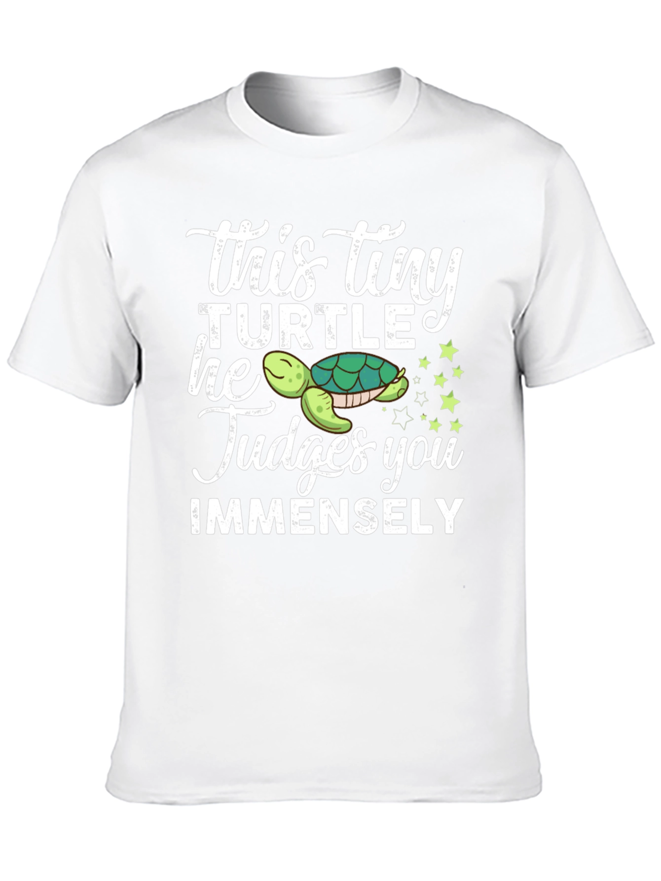 Black This Tiny Turtle Judges You Funny Graphic Tee view 10