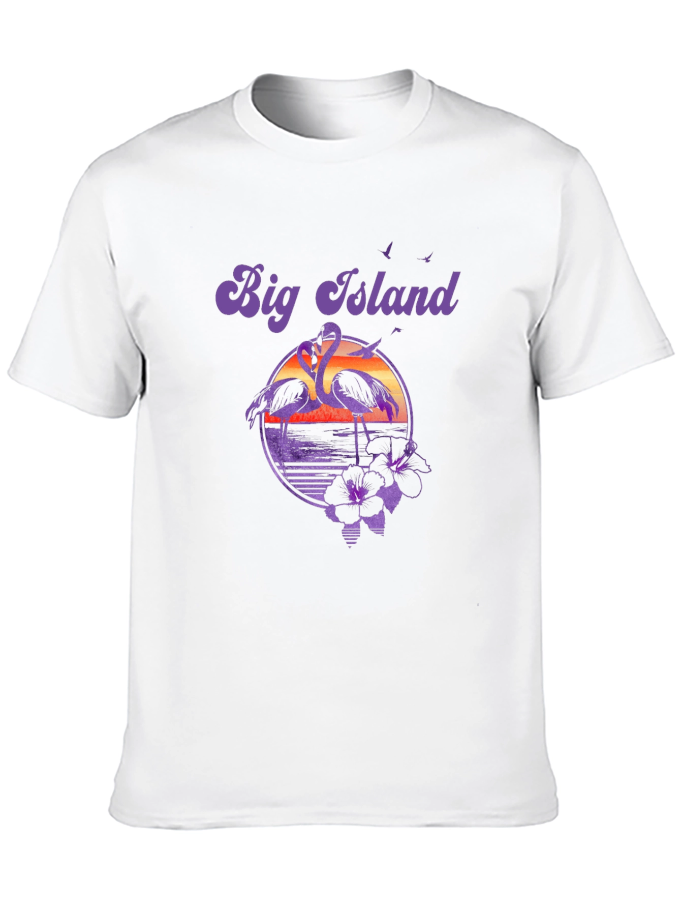 Black Big Island Flamingo T-Shirt view 10