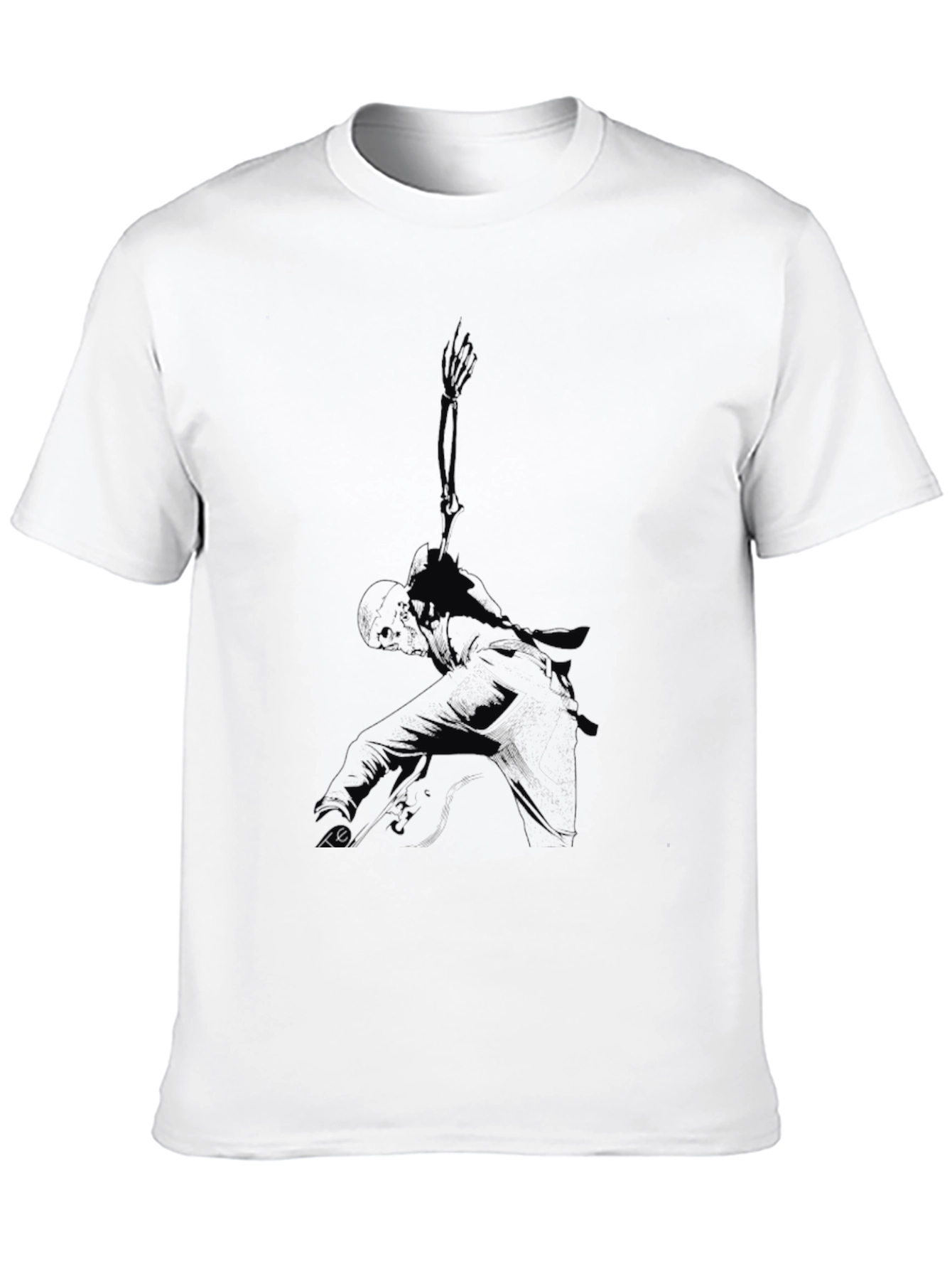 Black Men's Black Graphic Tee - Urban Style view 10