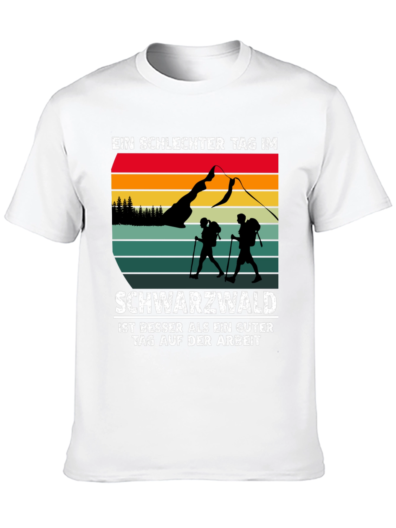 Black Black Forest Hiking T-Shirt view 10