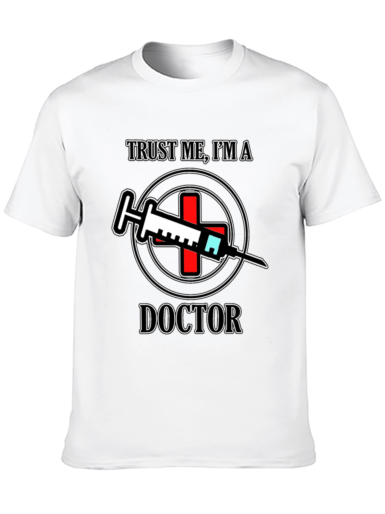 Black Trust Me I'm A Doctor T-Shirt view 10