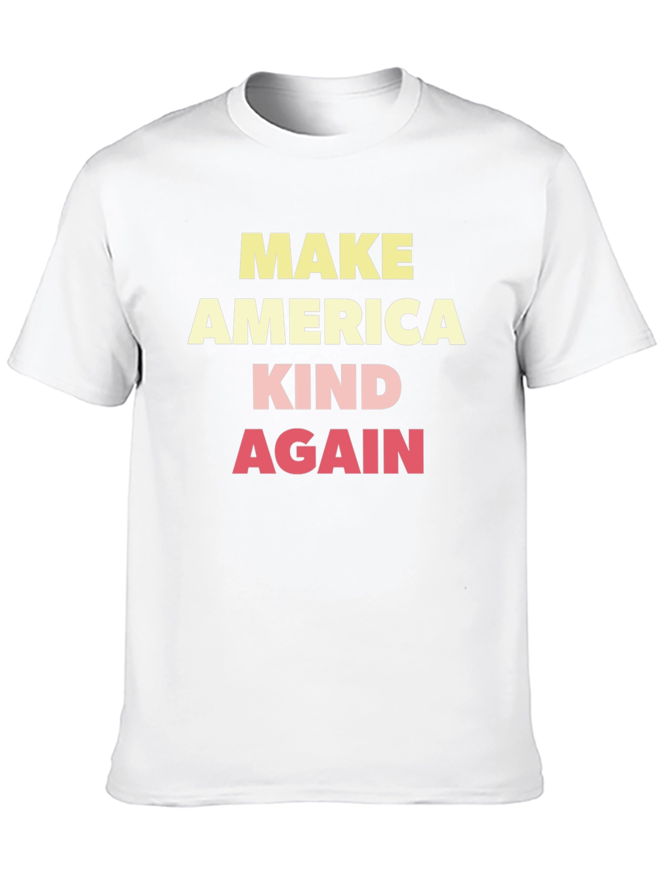 Black Make America Kind Again Graphic Tee - Black Cotton T-Shirt view 10