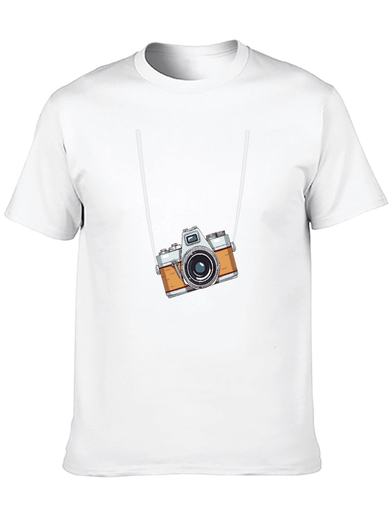 Black Vintage Camera Graphic T-Shirt - Cool Retro Style view 10