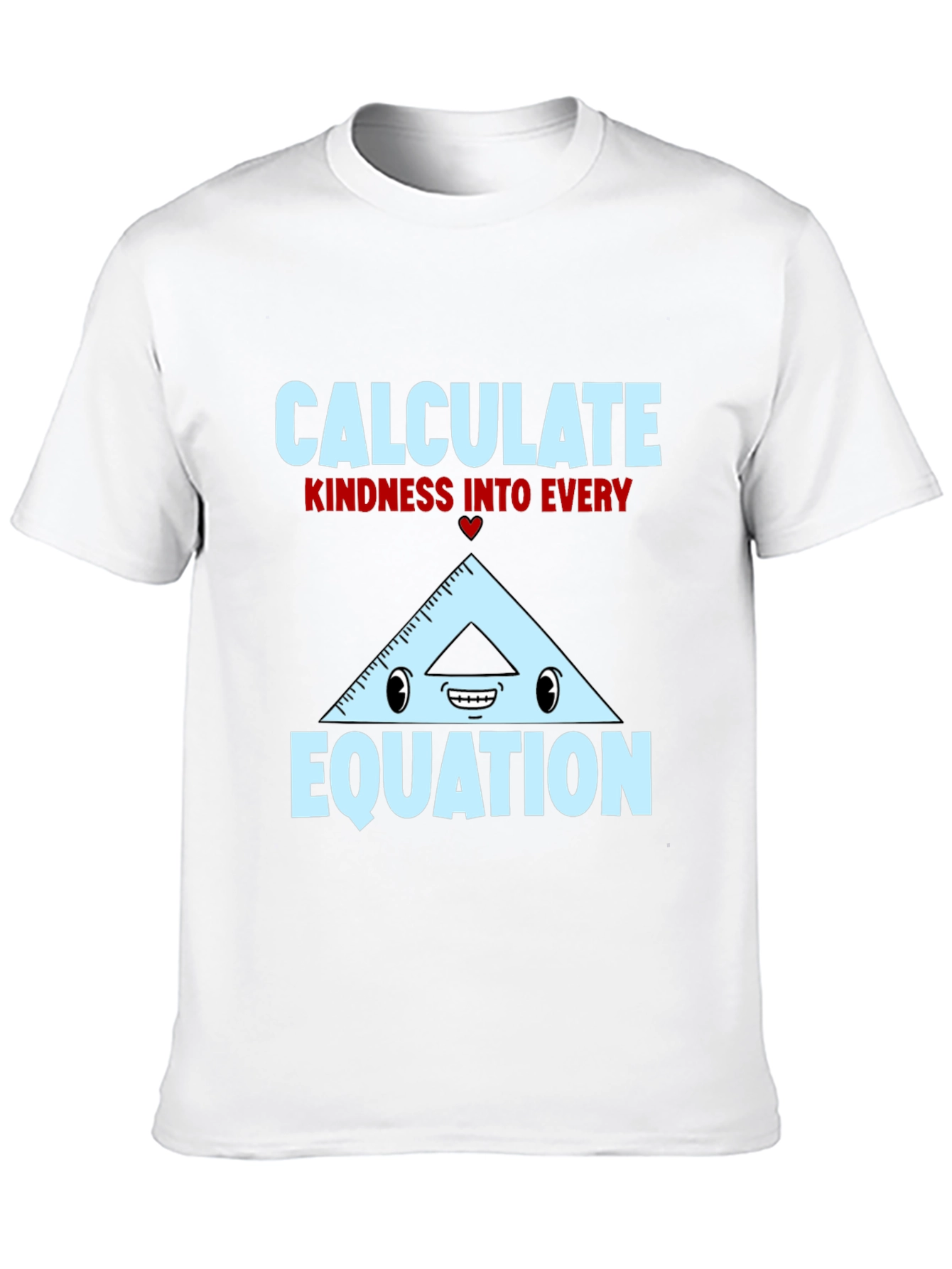Black Calculate Kindness T-Shirt - Math Humor Tee view 10