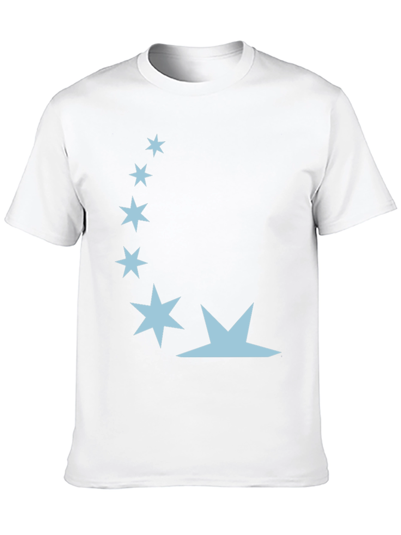 Black Celestial Star Graphic Tee - Soft Cotton Blend view 10