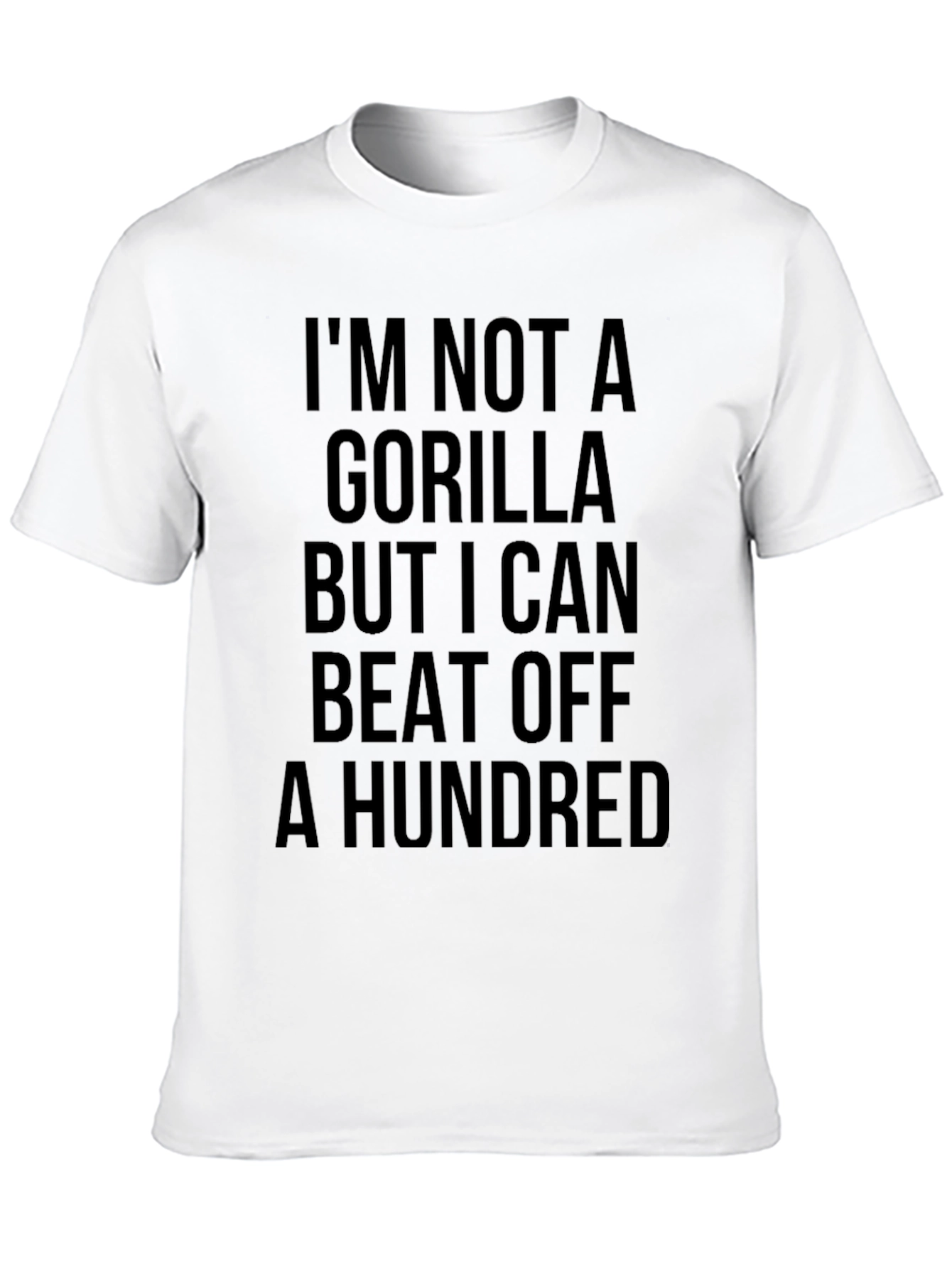 Black Funny I'm Not a Gorilla T-Shirt view 10