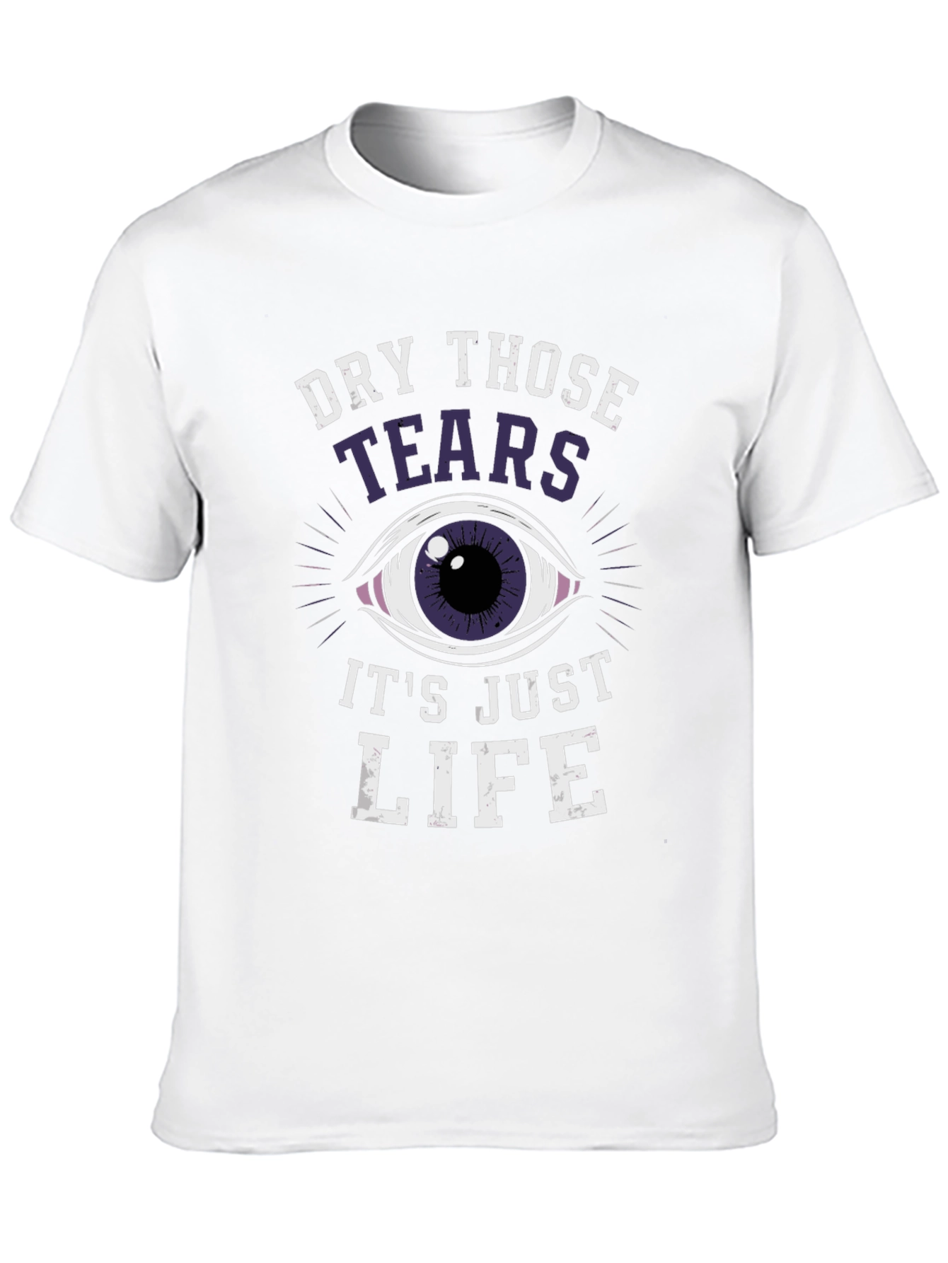Black Dry Those Tears Graphic Tee view 10