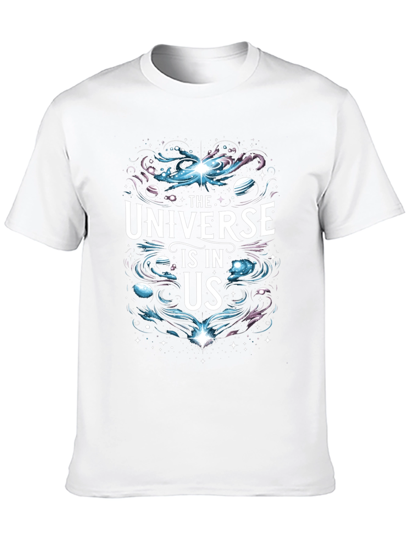 Black Universe Is In Us Graphic T-Shirt view 10