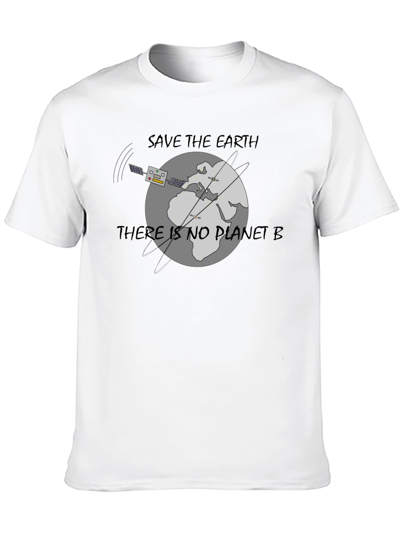 Black Save the Earth Black T-Shirt view 10