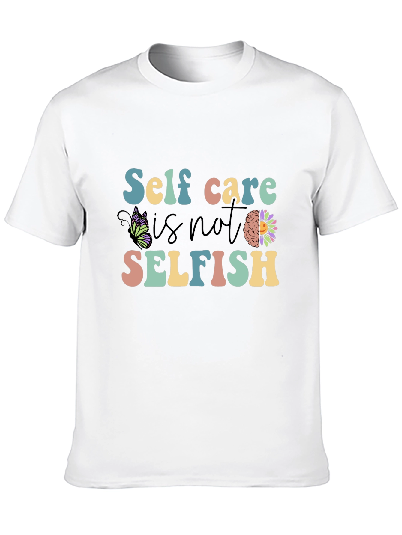 Black Self Care is Not Selfish T-Shirt view 10