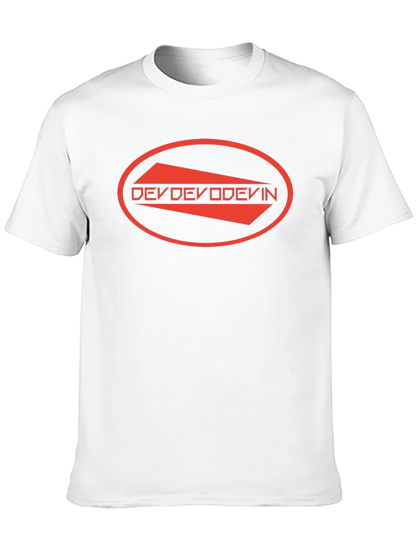 Black Devo Band T-Shirt - Classic Red Design view 10