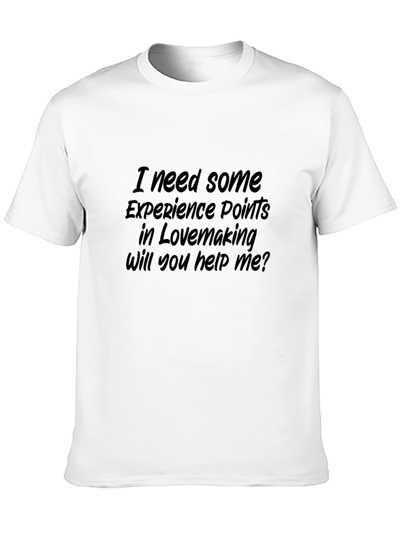 Black Experience Points in Lovemaking Funny T-Shirt view 10
