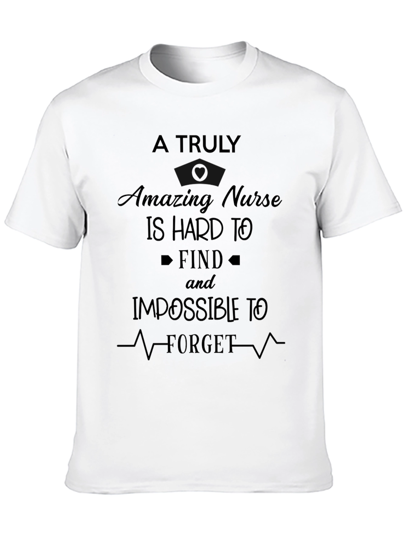 Black Nurse T-Shirt - A Truly Amazing Nurse view 10