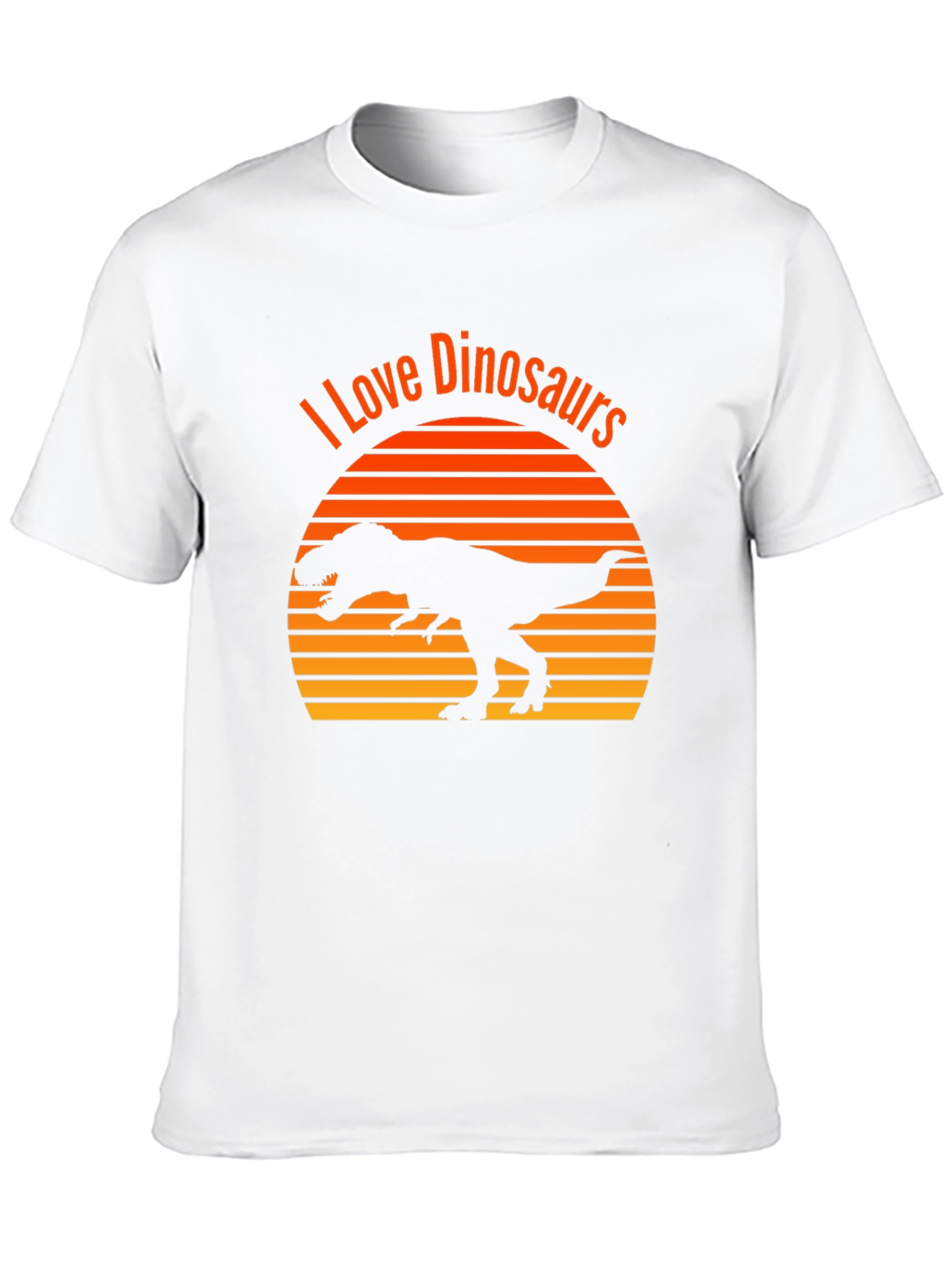 Black I Love Dinosaurs Graphic Tee view 10