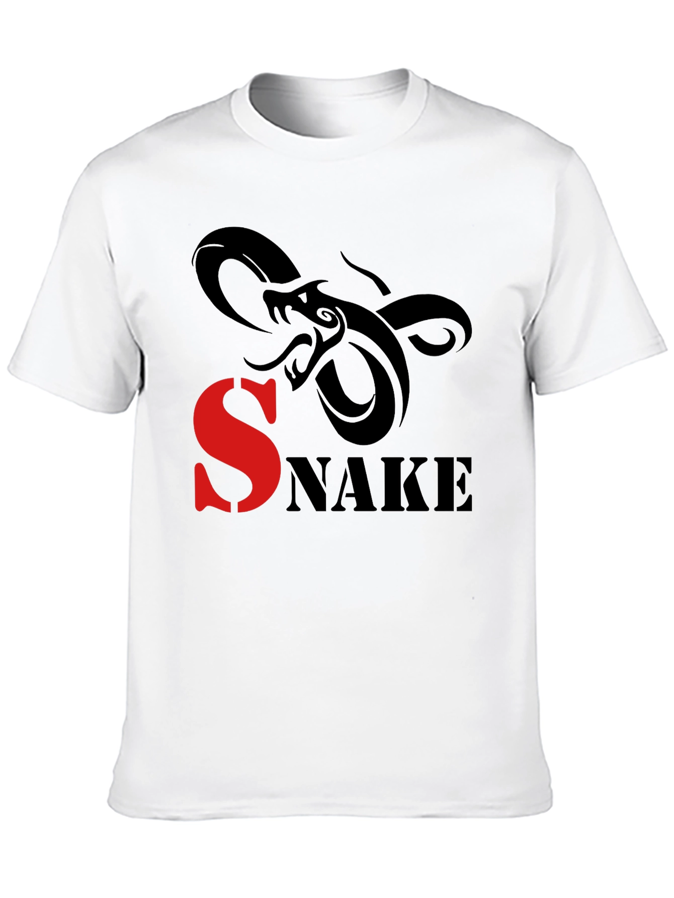 Black Snake Graphic Print T-Shirt view 10