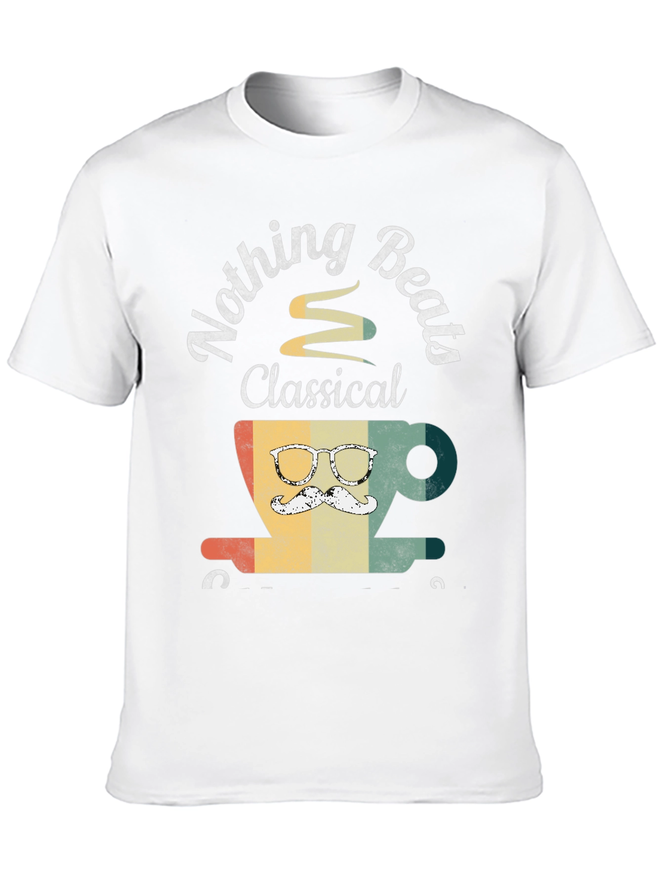 Black Nothing Beats Classical Coffee T-Shirt view 10
