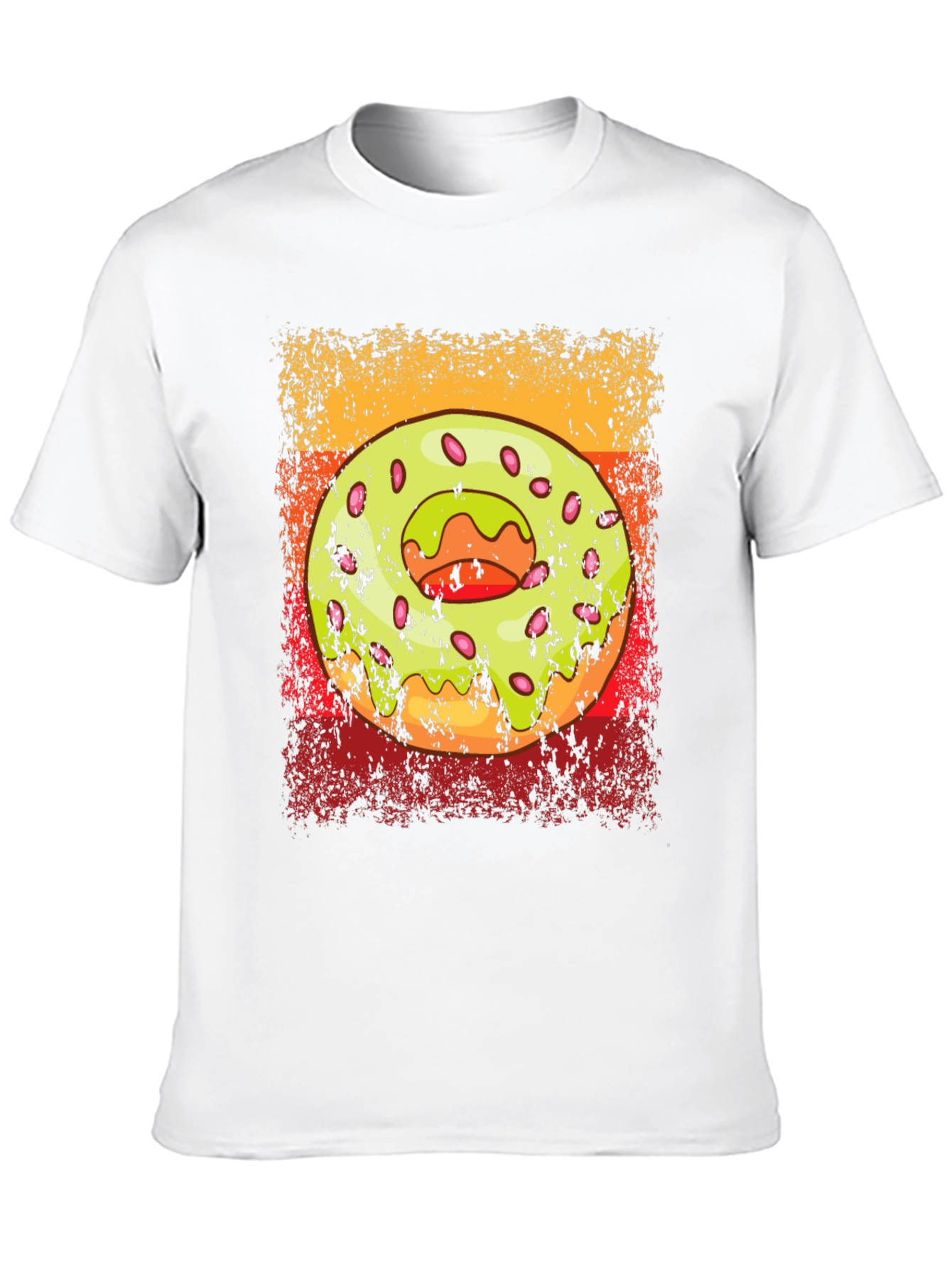Black Donut Graphic T-Shirt - Trendy Casual Wear view 10